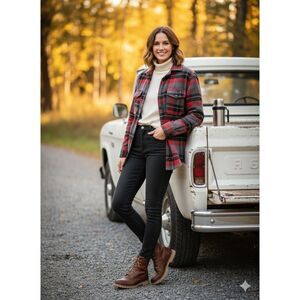Jack Martin London | Heavyweight Plaid "Shacket" – Cozy Boyfriend Fit flannel